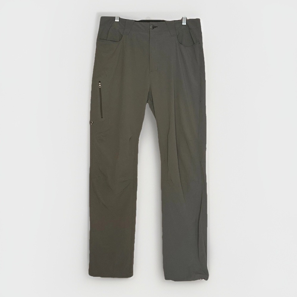 Outdoor Research Ferrosi Pants Mens 32 Gray Soft Shell Hiking Trail Travel 34x31